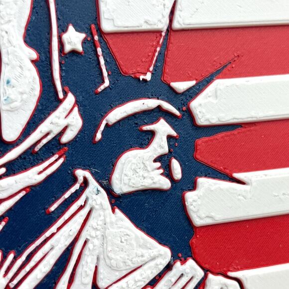Statue of Liberty Wall Art, Lady Liberty, Patriotic Home Decor,  4th of July - Picture 6 of 9